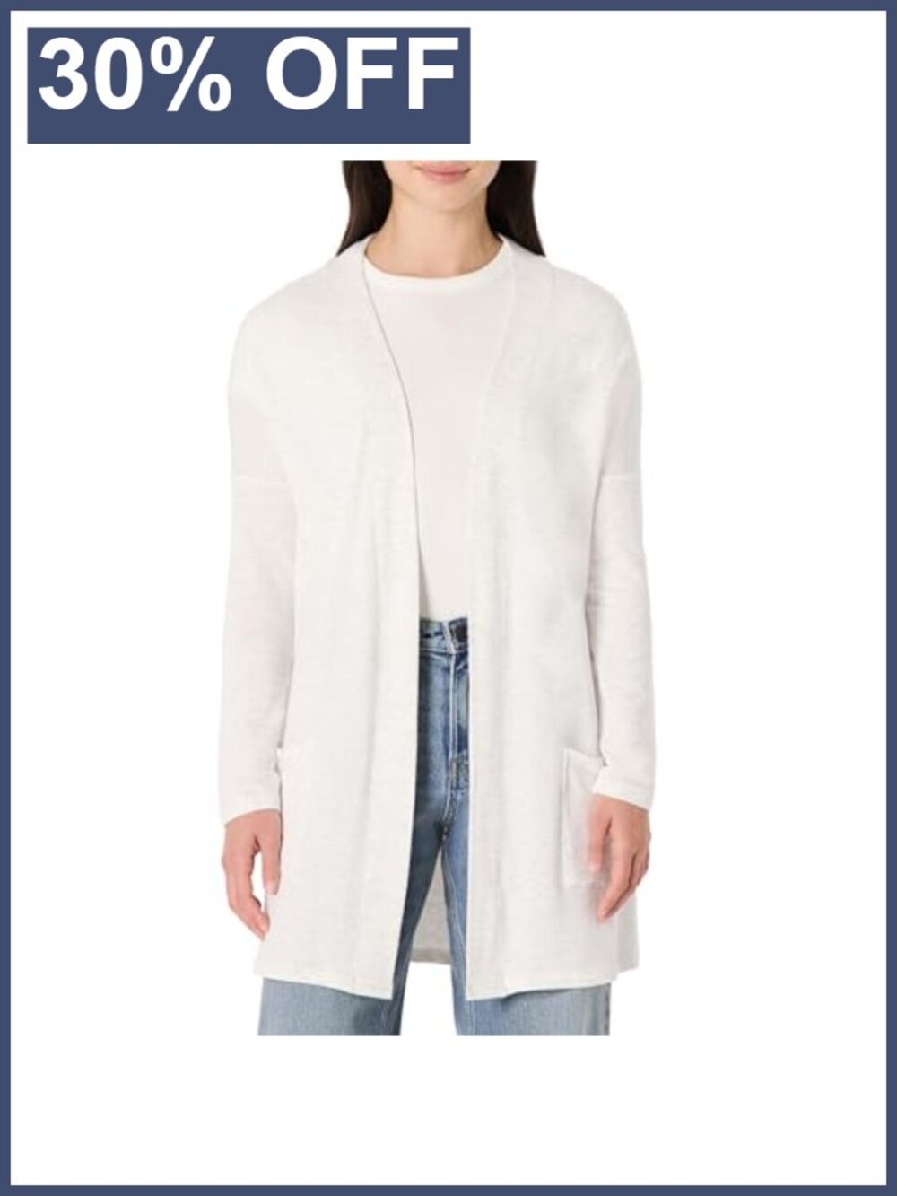 Women's Relaxed Fit Ultra-Lightweight Open Front Cardigan